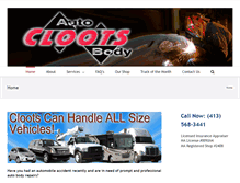 Tablet Screenshot of clootsautobody.com